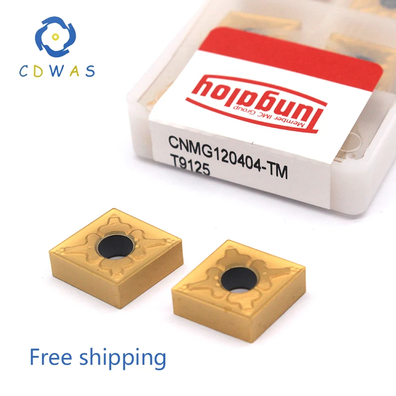 10pcs NEW Tungaloy WNMG080404-TM T9115 CNC Carbide Inserts