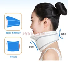 Neck support neck collar correction cervical vertebra artifact fixed sleeve braces forward leaning ankle neck summer bib