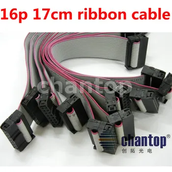 

Free Shipping LED display 16Pin connect hub cables flat signal transmit data line adapter 17cm length ribbon cable 10pcs/lot