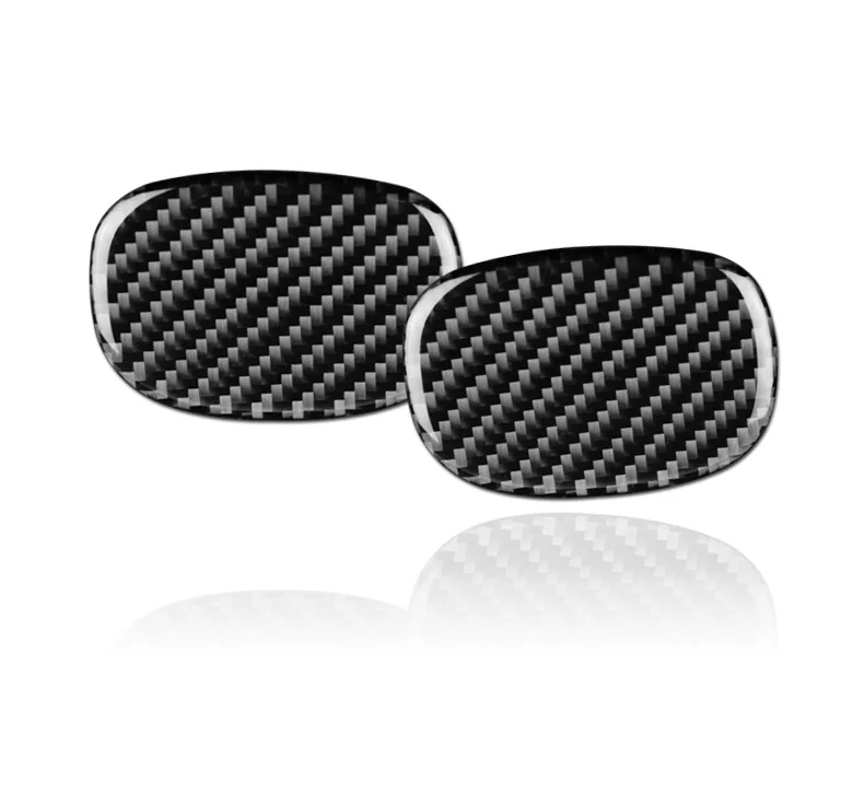 Car Interior Carbon Fiber Seat Handle Stickers Cover Trim Decals for Mini Cooper F55 F56 Accessories Car Styling (2)