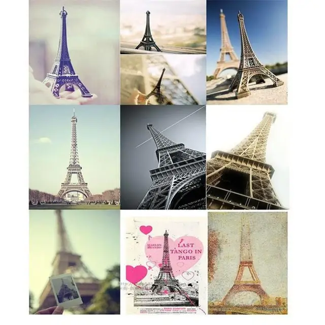 1 Шт. Ретро Мини Париж Эйфелева Башня Модель Брелок Брелок Металл Сплит Брелок Башня Брелок