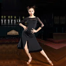 black salsa dance dresses latin dance wear ballroom tango dresses rumba dress latin ballroom dress latin dance costumes women