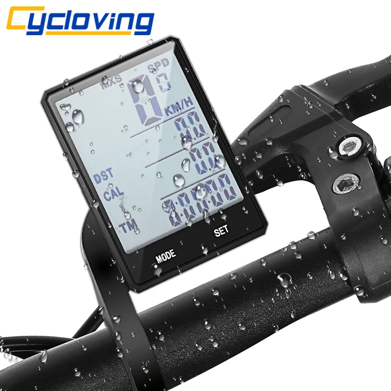 

Cycloving bicycle Computer bike Speedometer 2.8"Touch Cycling Wireless Odometer waterproof Cycle Stopwatch