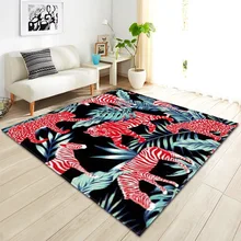 Милые Мультяшные животные Cat товары для птиц Зебра ковры с Фламинго современной гостиная дети ковры буррито круглый одеяло пол коврики