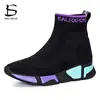 Low Cost Socks Shoes Sneaker Knitted Sports Big-Size Men Running Women's Breathable Mesh Outdoor ZJa5yWV1