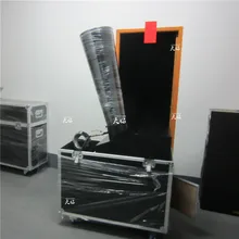 Высокое качество 1 шт. машина для конфетти cannon с Flycase+ 2 шт. Двухтрубные Co2 струйные машины с шлангом