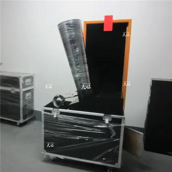 

Free Shipping High Quanlity 1 pc Confetti cannon machine With Flycase + 2 pcs Double Tube Co2 jet Machines with Hose