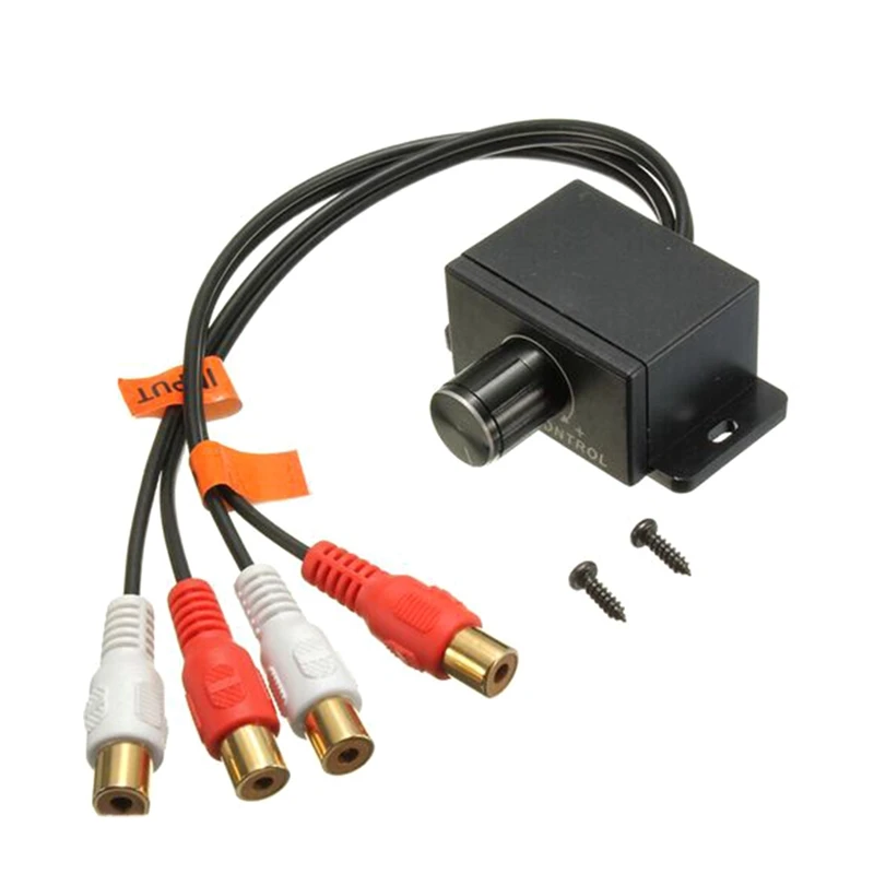

Universal Car Audio Amplifier Bass RCA Level Remote Volume Control Knob LC-1 12V