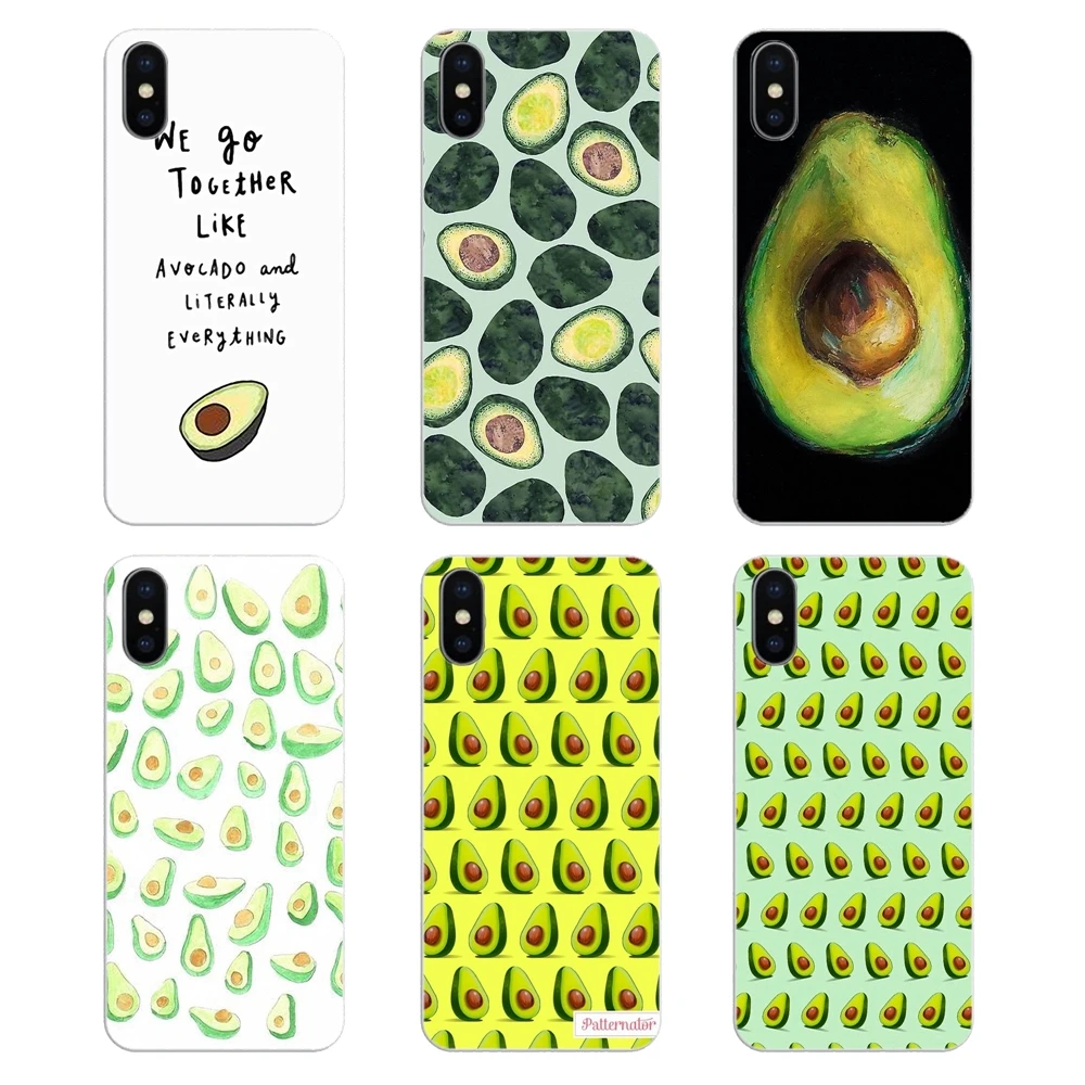 

For Xiaomi Mi A1 A2 5X 6X 8 lite SE Pro Max Mix 2 2S 3 Mi5 Mi5S Delicious Avocado fruit Food Pattern Printed Soft TPU Phone Case