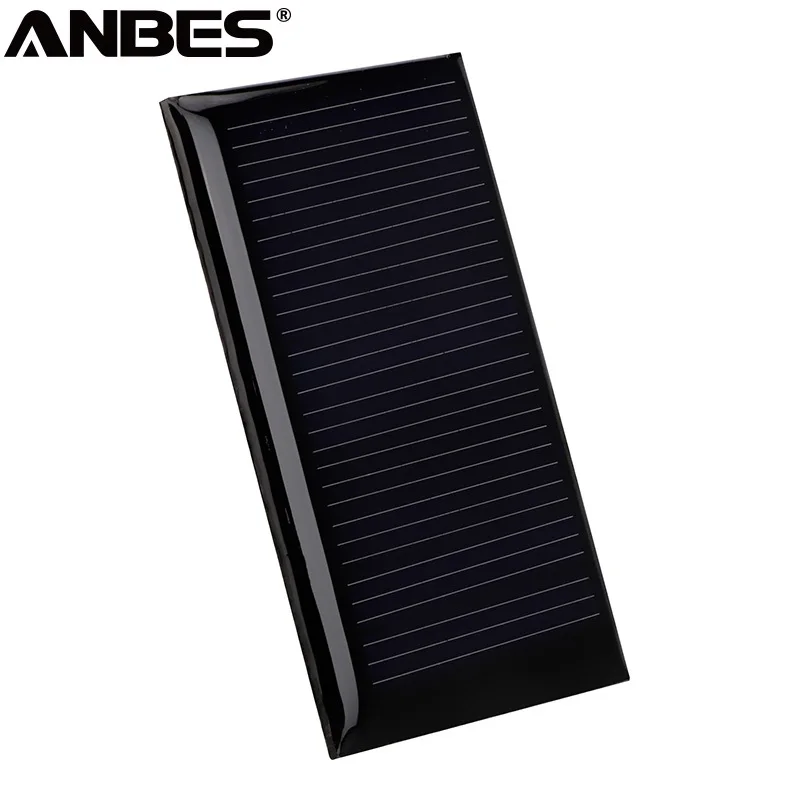 

ANBES 0.15W 5V Polycrystalline Solar Panel Cell Mini Solar Panel Module for DIY Charger Battery System 53*30mm Solar Panel