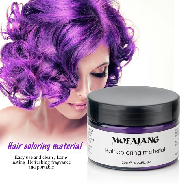 Color Hair Dye Styling Wax