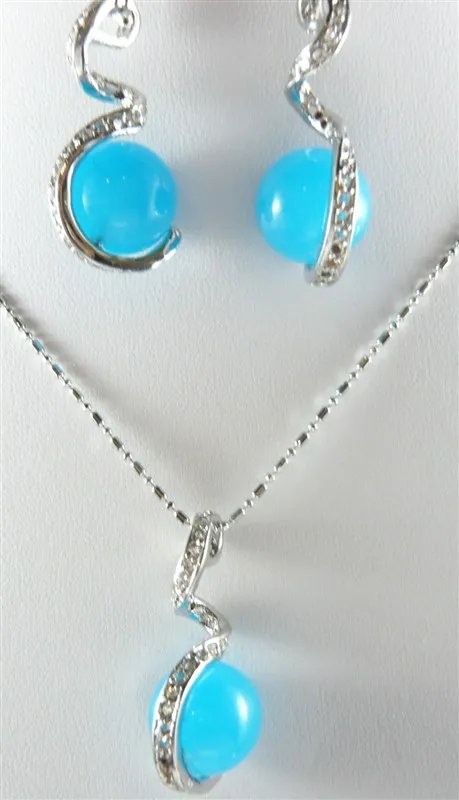 

Beautiful lady jewelry set retro style dance engagement-gijiopgy9