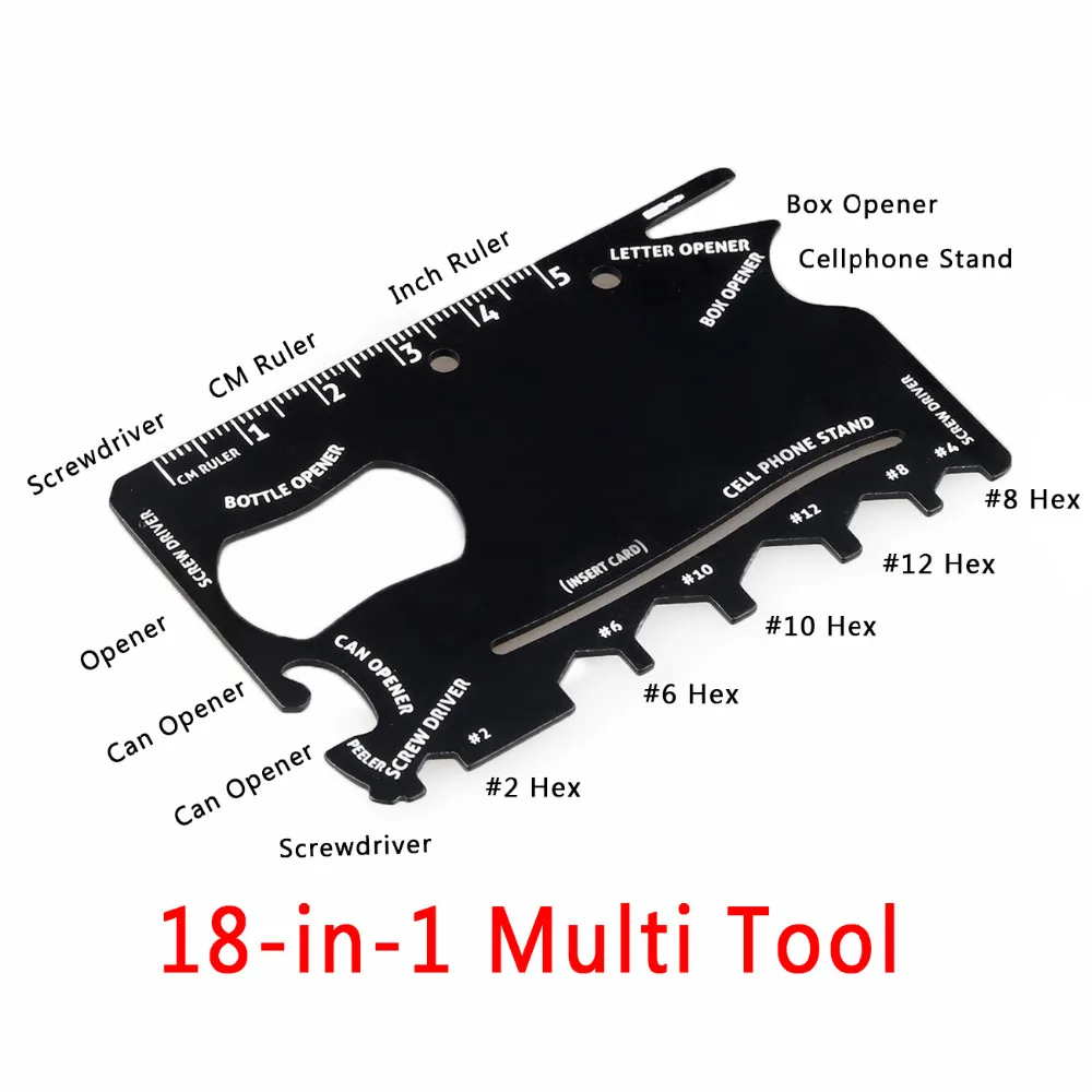 new multi tools 18 in 1 tools wallet credit card tactical mini pocket safety new multi tools 18 in 1 tools wallet credit card tactical mini pocket safety
