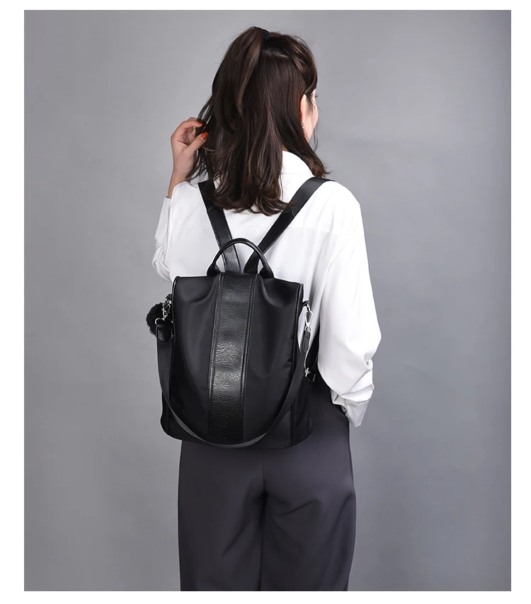 3-in-1 Vintage backpack for women shoulder bag large capacity backpack school bag for teenage girls light ladies travel backpack