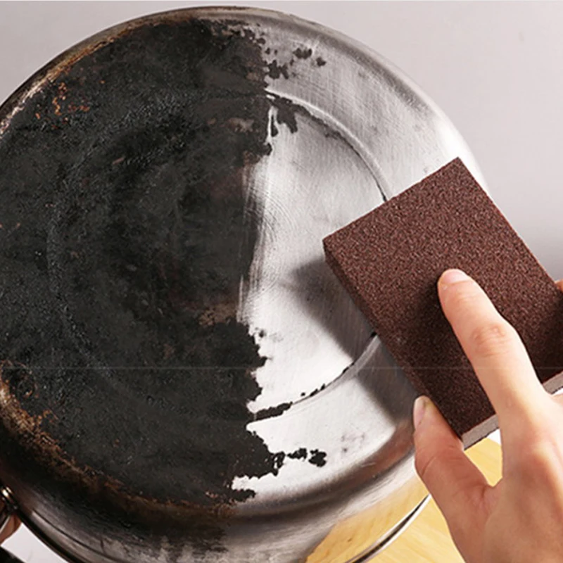

5pcs Stain dish cloth Remover Pads Kitchen Catering Scourer Pot Bowl Dish Washing Sponge Cleaning Accessories