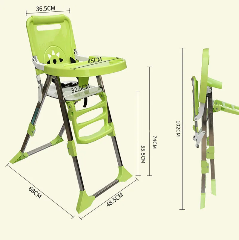 Детский стульчик для кормления, переносное детское сиденье, детский обеденный стол, регулируемые складные стулья для детей, стульчики для кормления