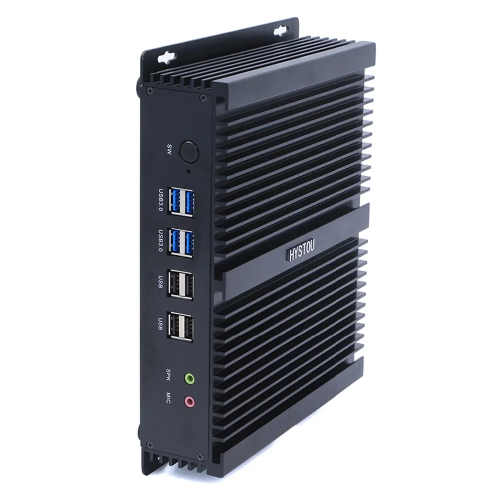 Безвентиляторный мини пк Barebone Core промышленный безвентиляторный i7 i5 i3 прочный