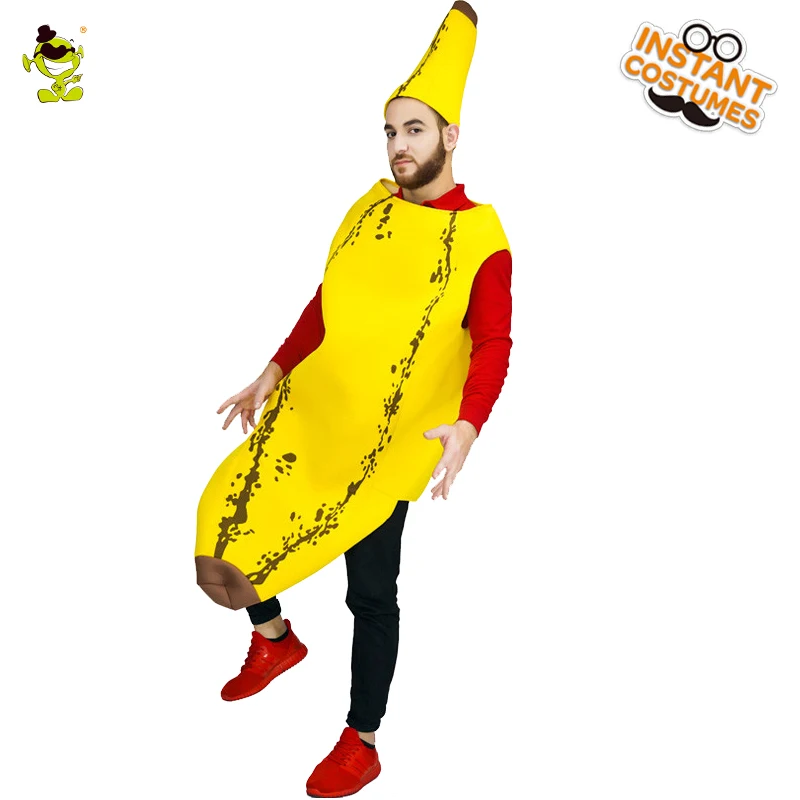 funny banana costumes cute fruits decorations jumpsuit show in halloween carnival role play party for adult - Banana Costume Halloween funny banana costumes cute fruits decorations jumpsuit show in halloween carnival role play party for adult - Banana Costume Halloween