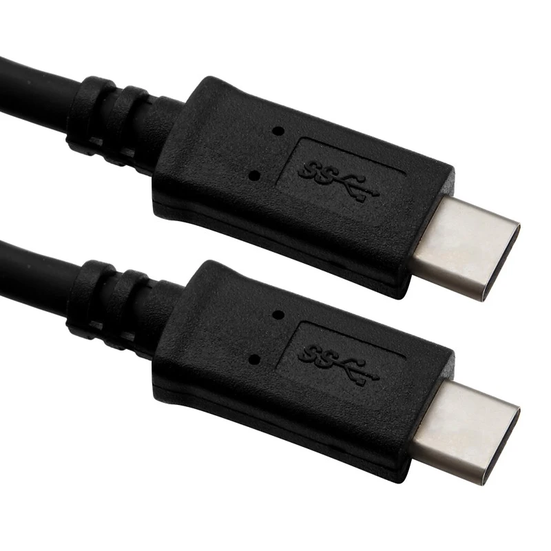 Chenyang USB-C USB 3,1 type C Мужской Разъем для C Мужской зарядный кабель для передачи данных 30 см белый