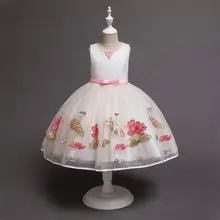 3-10 Yrs Baby Girls Dress Formal Evening Wedding Ball Gown Tutu Princess Dress Birthday Party Dress Christmas Costume girls children s princess dress costume girls birthday wedding evening party long dress lace backless frocks 6 8 10 12 14 16 yrs