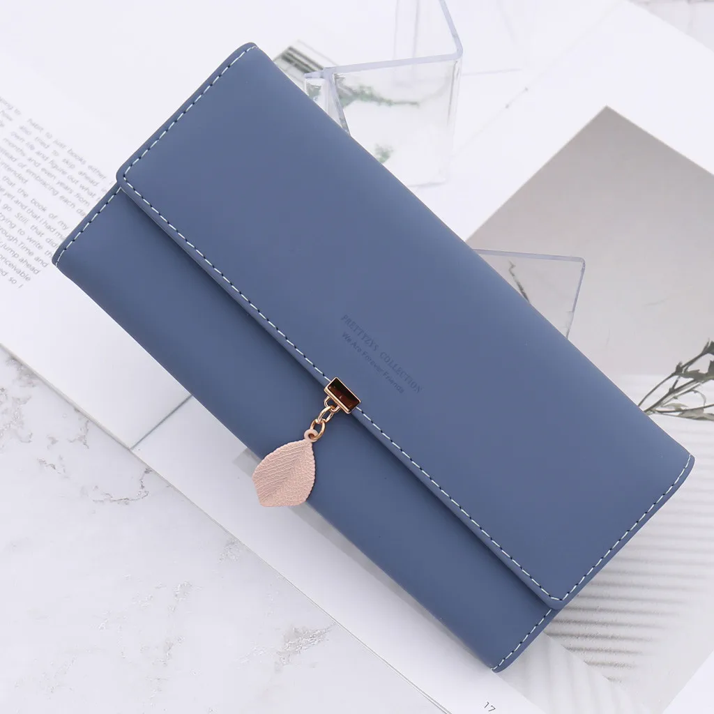 

Long Wallet Women Purses Tassel Fashion Coin Purse Card Holder Wallets Female High Quality Clutch Money Bag PU Leather Wallet