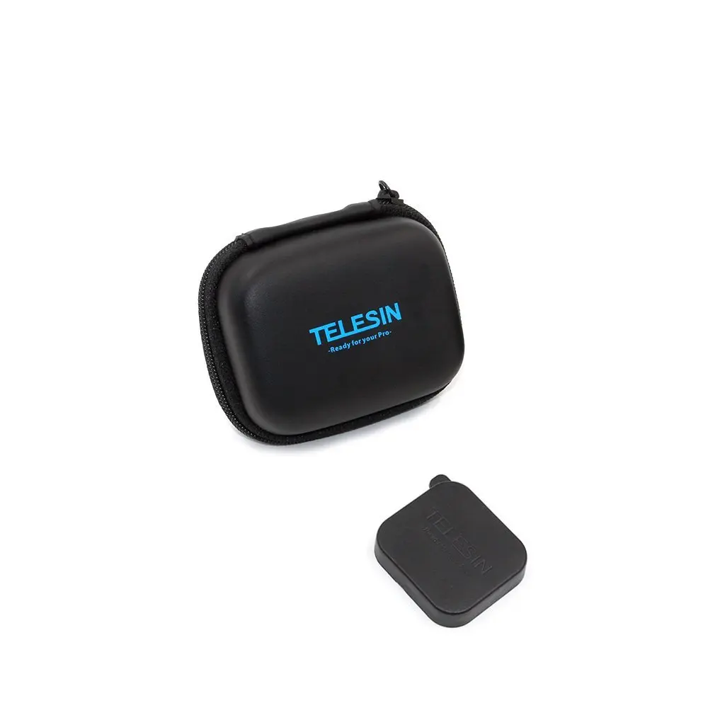 TELESIN Portable Mini Action Camera Bag Pocket Carrying Case for GoPro Accessories for Xiaomi with font