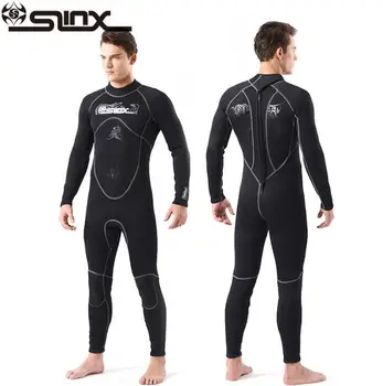 

Slinx 3MM Neoprene One-piece Wetsuit Men Women Frogman Scuba Dive Diver Wet Suit Winter Swim Surf Snorkeling Spearfishing