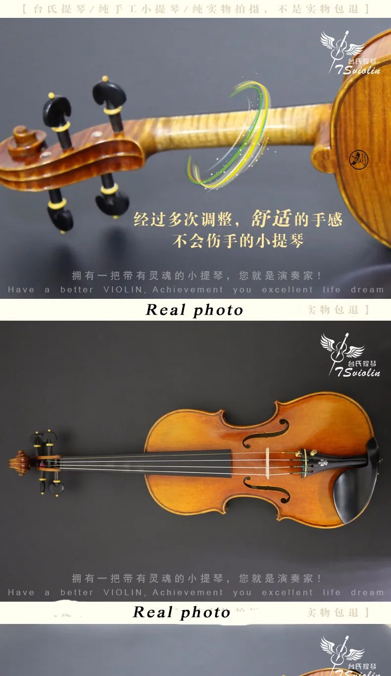 Мастер Скрипки ручной работы Италия классическое профессиональное представление для Adult4/4 Скрипка отправить чехол для скрипки импортная цельная деревянная скрипка