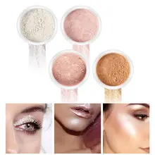 O. TWO. O 4 цвета Мерцающая рассыпчатая пудра для макияжа лица бронзатор и хайлайтеры пудра консилер палитра контур хайлайтер косметика