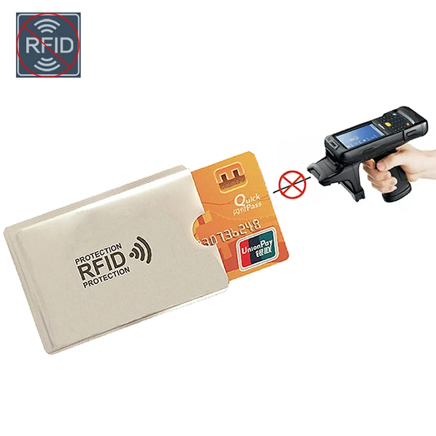 Анти Rfid кошелек Блокировка ридер замок банк держатель для карт Id банковский Чехол для карт металлический держатель для кредитных NFC алюминий 6*9,3 см