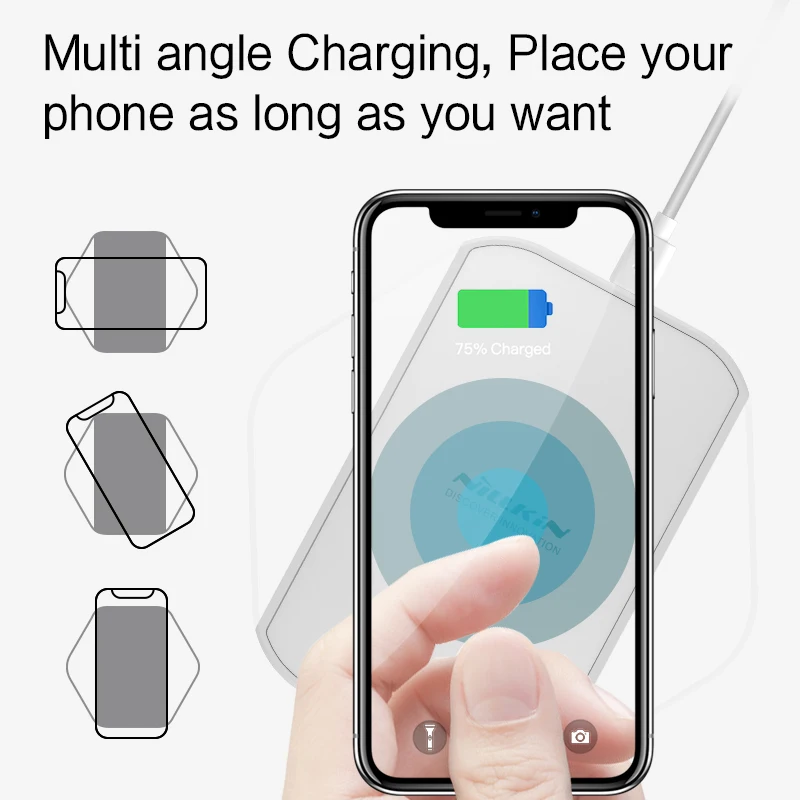NILLKIN Magiccube Qi Беспроводное зарядное устройство для samsung/Nokia/Nexus/htc Qi Стандартный мобильный телефон цифровые устройства беспроводной зарядный коврик