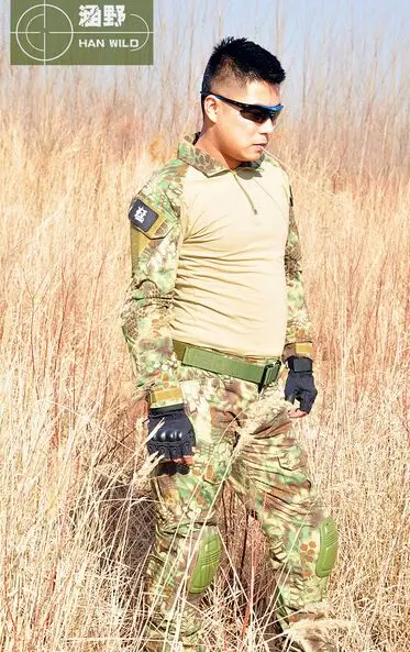 Военная армейская рубашка с рукавами Феникса, FG, лягушка, джунгли, питон, пустыня, питон, платье, рубашка, S-XXL - Цвет: jungle python