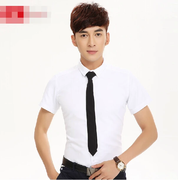 New Korean fashion male free shipping white men's man suit slim short ...