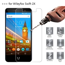 Для Wileyfox Swift 2X закаленное стекло 9H 2.5D Премиум Защитная пленка для экрана для Wileyfox Swift 2X5," закаленное стекло крышка