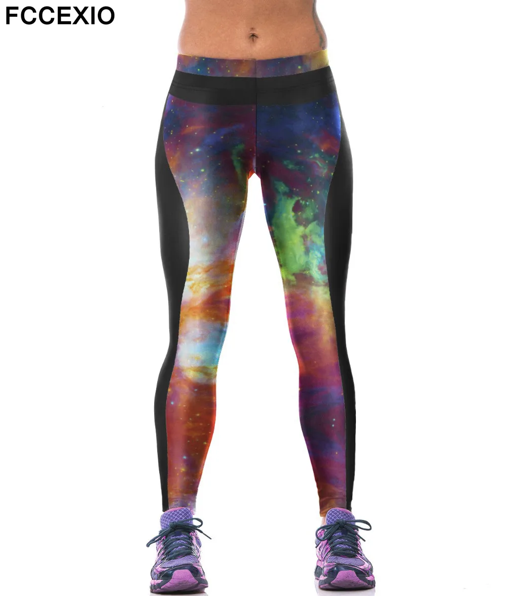 EAST-KNITTING-F1476-2015-New-Hot-Fashion-Women-Starry-Sky-Designed-Digital-Printed-Spandex-Sexy-Fitness