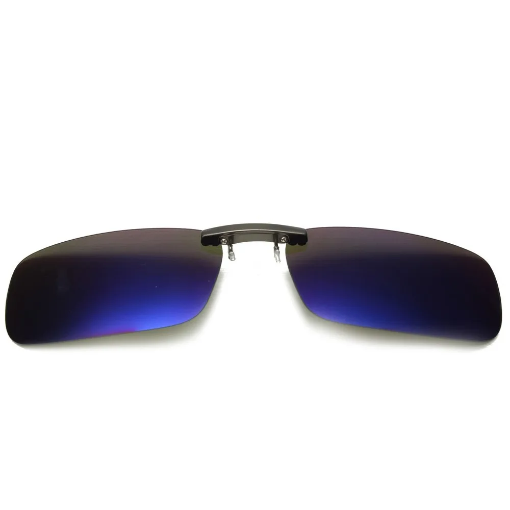 Высокое качество унисекс Поляризованные клип на солнцезащитные очки вождения ночного видения объектив Анти-UVA Анти-UVB Велоспорт езда солнцезащитные очки клип - Цвет: Blue