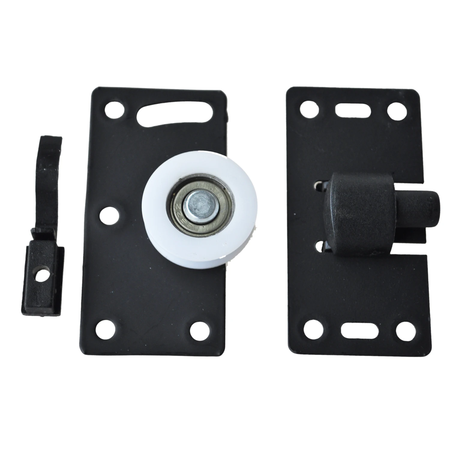 30mm Diameter White Nylon Wheel Furniture Sliding Door Roller Setin