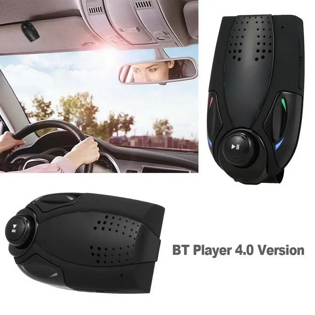 Светодиодный экран автомобиля Bluetooth громкой связи mp3-плеер DC5V TF 10 м карта FM набор радиосвязь 0,5-2 м 8 Ом/2 Вт 87,5-108 МГц