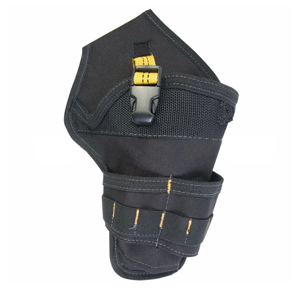 

Useful Heavy-Duty Cordless Drill Holster Tool Belt Pouch Bit Holder Construction