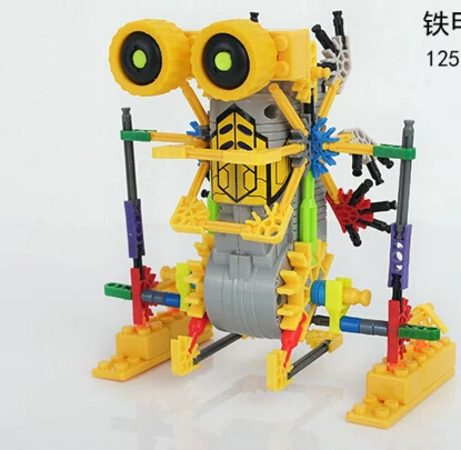 Деформация маленький глаз Робот детские развивающие сборные электрические игрушки