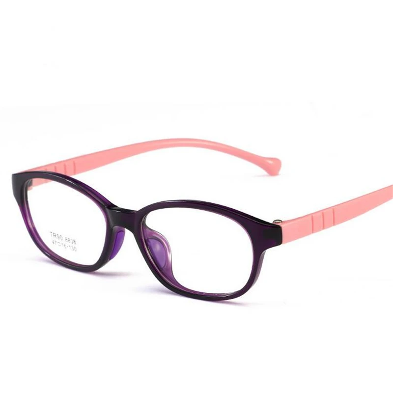 Ретро детские очки Рамка для мальчиков и девочек удобный и простой силиконовый Детские очки защитные Рецептурные очки Oculos de grau