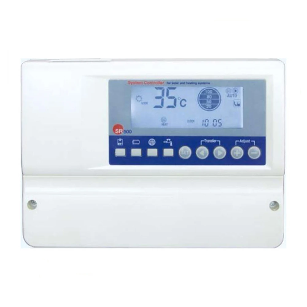 SR500 solar controller, intelligent solar water heater controller SR500 for integrated un