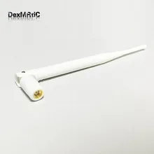 2,4 ГГц 6dbi с высоким коэффициентом усиления wifi антенна OMNI SMA штекер белого цвета 20 см для беспроводного маршрутизатора wifi антенный разъем