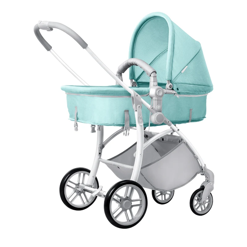 

The Baby Can Be A Stroller, Reclining Light Folding High View Baby, An Umbrella, Driver's Cart