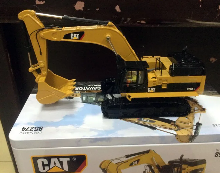 Новая упаковка Caterpillar Cat 374D L Гидравлический Экскаватор 1/50 масштаб металлические