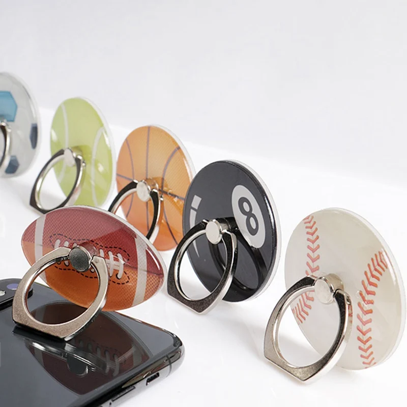 Creative Football Ring Phone Holder Finger Hook Stands Ring Holder for Phone Case For iPhone 7 for Samsung for Xiaomi