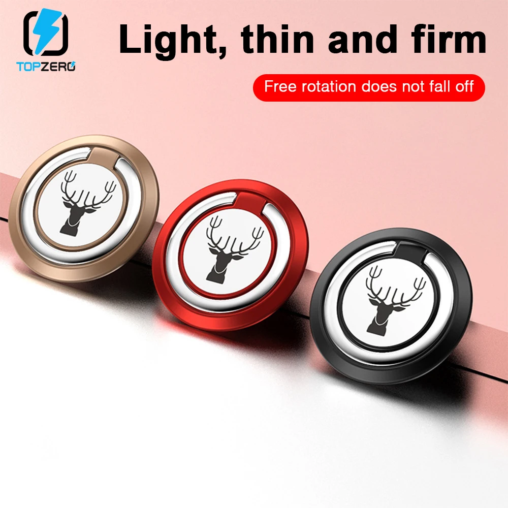 Phone Finger Holder Ring For iPhone XR XS MAX Xiaomi Samsung Magnetic Car Mount Stand Elk Pattern Smart Cell Phone Ring Bracket Phone Finger Holder Ring For iPhone XR XS MAX Xiaomi Samsung Magnetic Car Mount Stand Elk Pattern Smart Cell Phone Ring Bracket