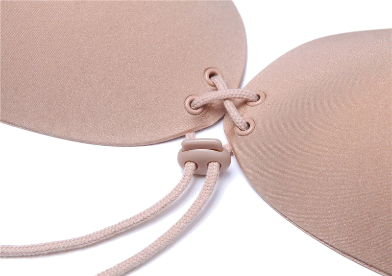 FLORATA Горячая Handshape Невидимый Push Up Самоклеющиеся Без Бретелек Blackless бесшовные