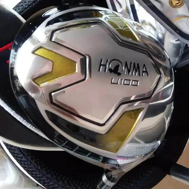 Хонма U100 полные клубы установить драйвер+ 3/5 fairway wood+ утюги+ клюшки графитовая клюшка для гольфа Шлем клюшки для гольфа