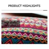 CFen A's Bohemian Quality  Dining Tablecloth Color Soft Cotton Stripe Multi Sizes Lacy Home Kitchen Banquet Table Cover 1 piece 2